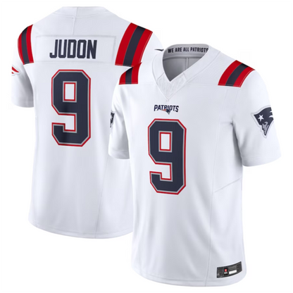 NE.Patriots #9 Matthew Judon White Vapor F.U.S.E. Limited Jersey Stitched American Football Jerseys