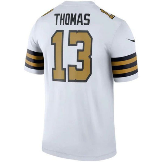 NO.Saints #13 Michael Thomas White Color Rush Legend Jersey Stitched American Football Jersey