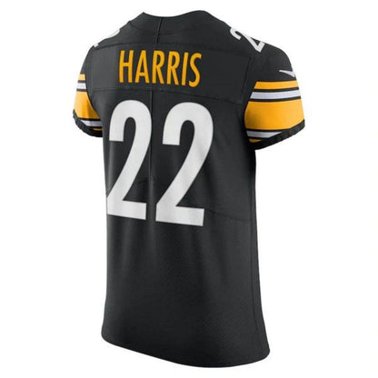 P.Steelers #22 Najee Harris Black Vapor Elite Jersey Stitched American Football Jerseys