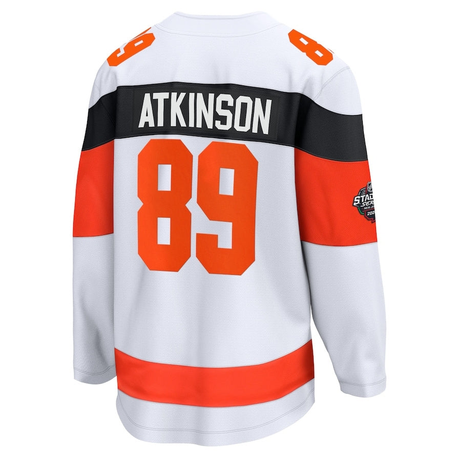 P.Flyers #89 Cam Atkinson Fanatics 2024 Stadium Series Breakaway Player Jersey – White Stitched American Hockey Jerseys