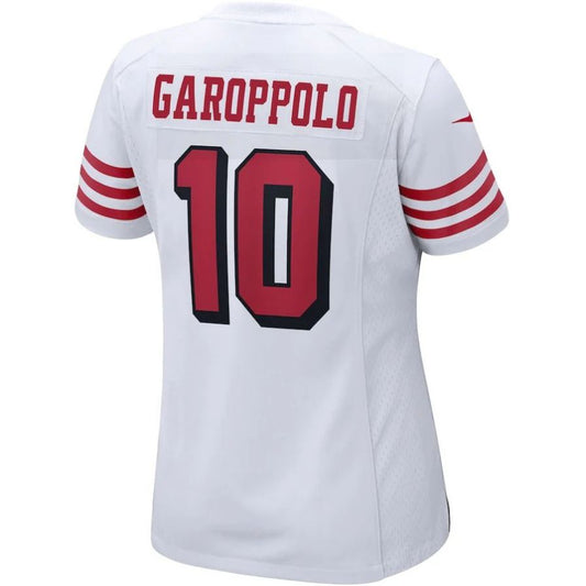 SF.49ers #10 Jimmy Garoppolo White Alternate Game Player Jersey Stitched American Football Jerseys