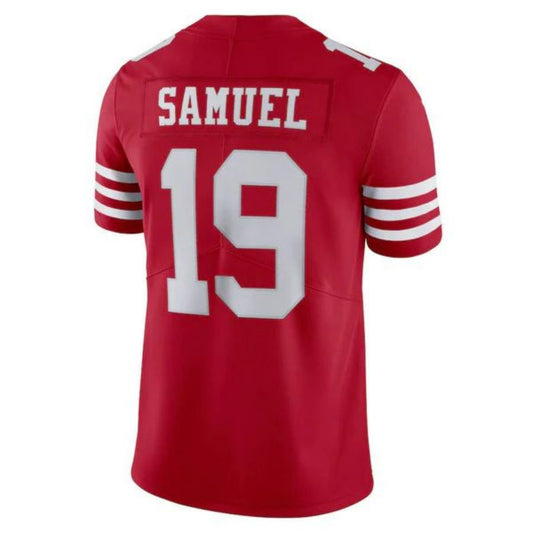 SF.49ers #19 Deebo Samuel New Red Stitched Player American Football Jerseys