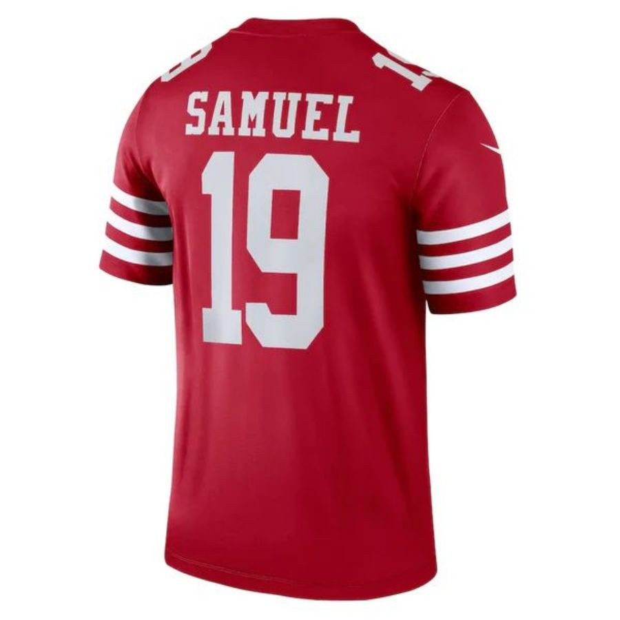 SF.49ers #19 Deebo Samuel Scarlet Legend Jersey Stitched American Football Jersey