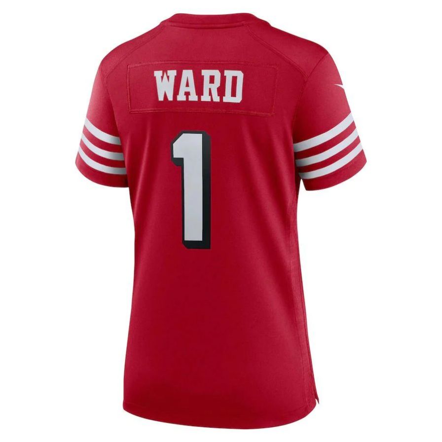 SF.49ers #1 Jimmie Ward Scarlet Alternate Player Game Jersey Stitched American Football Jerseys