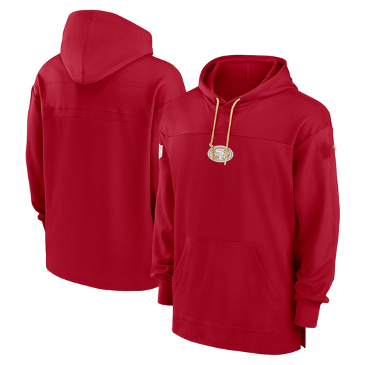 SF.49ers Salute To Service Club Pullover Hoodie Cheap sale Birthday and Christmas gifts Stitched American Football Jerseys