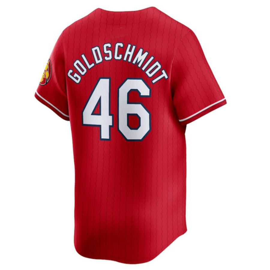 St. Louis Cardinals #46 Paul Goldschmidt Red 2024 City Connect Limited Player Baseball Jerseys